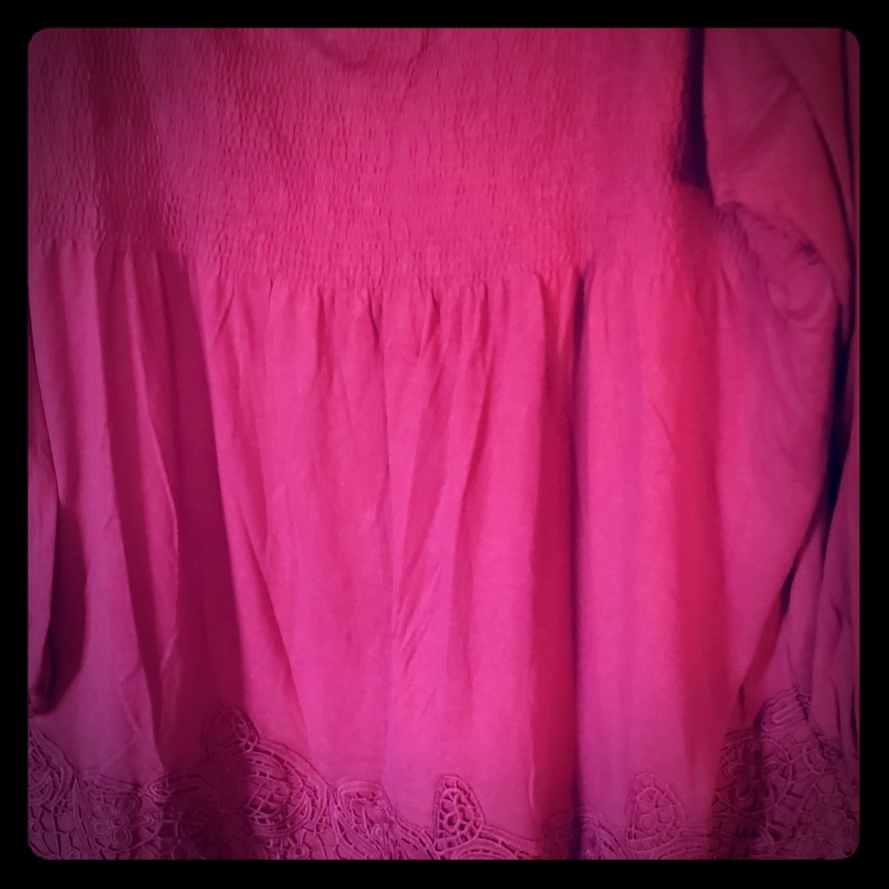 Drk pink size 4x Roamans